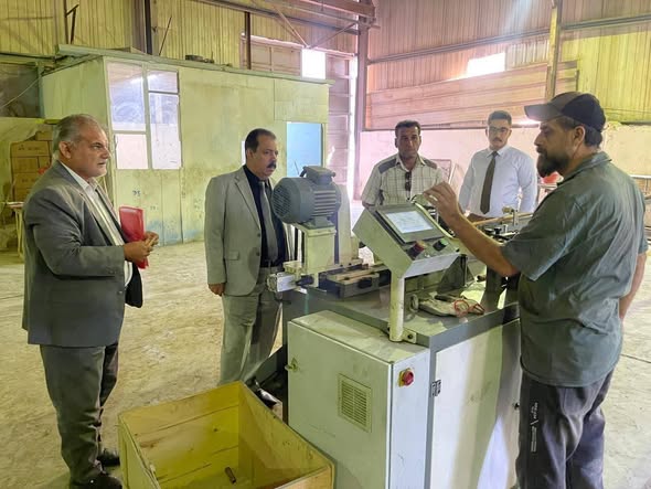 تشغيل خط إنتاج الترمنل النحاسي في الشركة العامة للصناعات الكهربائية والإلكترونية