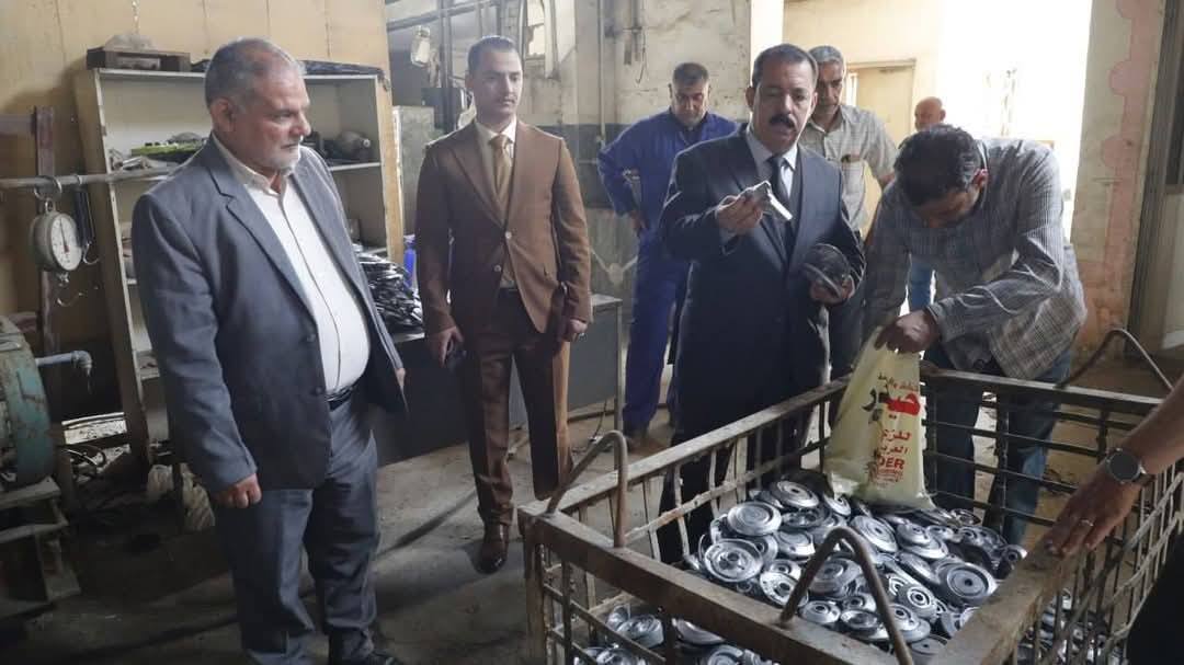 المصنع الميكانيكي يباشر بتصنيع مشاعل الطباخات الألمنيوم والنحاسية