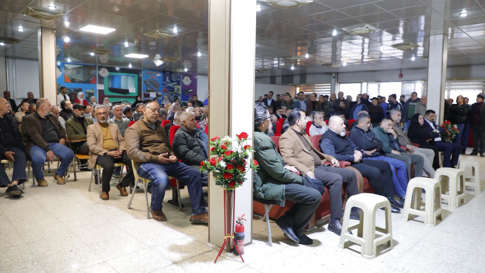 مدير عام الشركة يجتمع بموظفيها ضمن سياسة الباب المفتوح