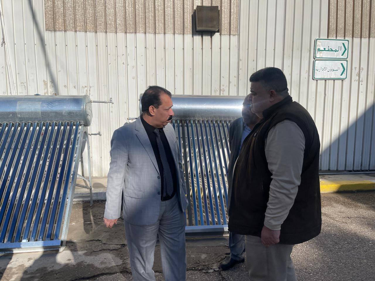 مدير عام الشركة يتفقد معامل الشركة ويشدد على تعزيز الأداء الإنتاجي