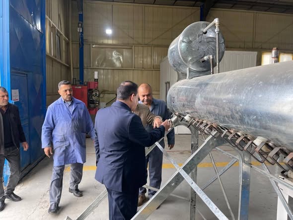 مدير عام الشركة يتفقد مصانع ومعامل الشركة لمتابعة سير العمل